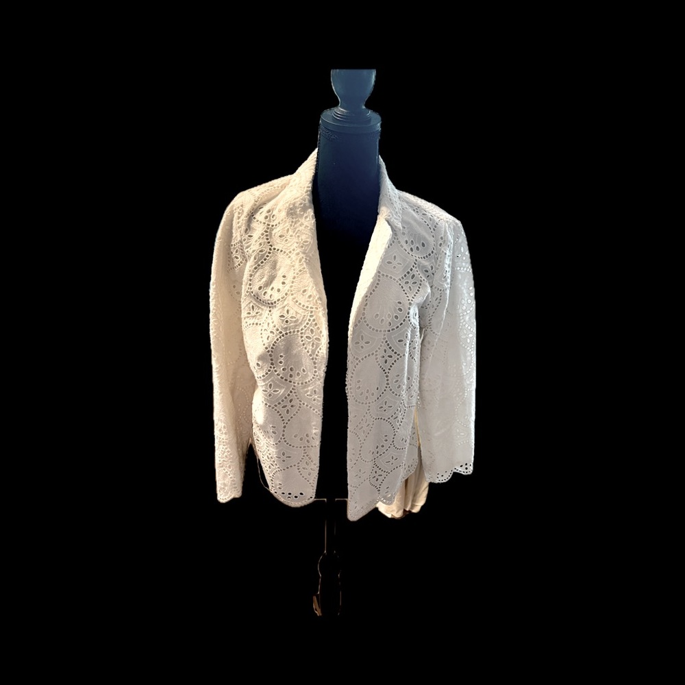 Eyelet jacket JCrew